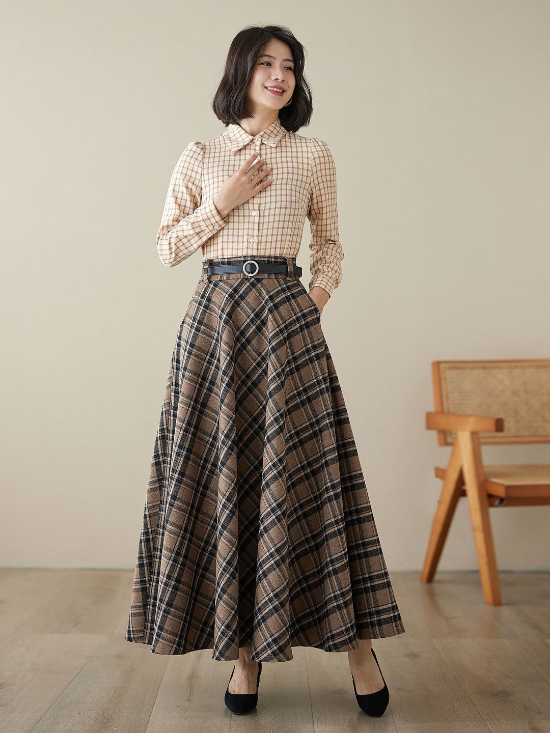 Double Weeks wool skirt main image 0