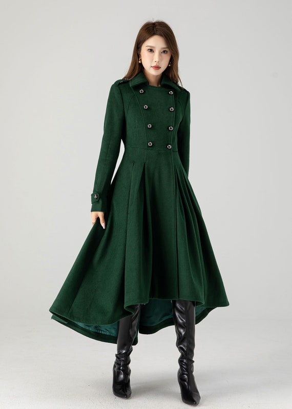 Wool coat, Long wool coat, Swing wool coat 4604 Wool coat, Long wool coat, Swing wool coat 4604