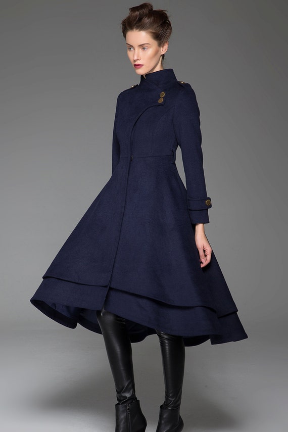 WAEOLSA Mature Woman Elegant Blazer Round Collar Jacket