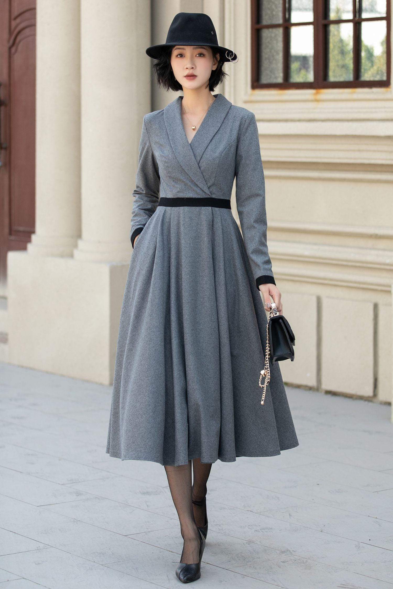 green emerald velvet dress SHORT GRAY DRESS