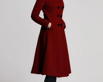 ジャケット・アウター herlipto Double Breasted Wool-Blend Coat Herlipto Double Breasted Wool-Blend Coat