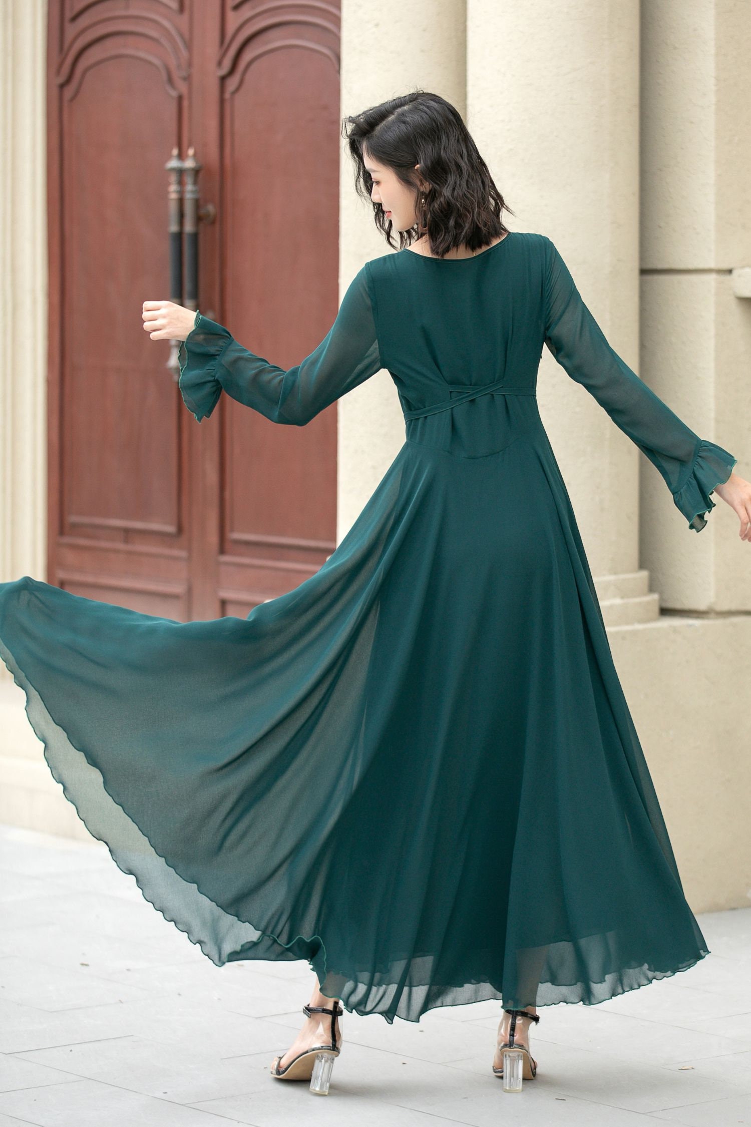 buy chiffon dresses online Nova Chiffon Dress