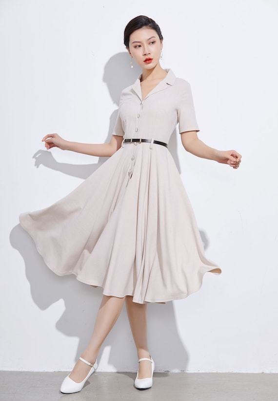 Retro Button Up Dress Retro Button Up Dress