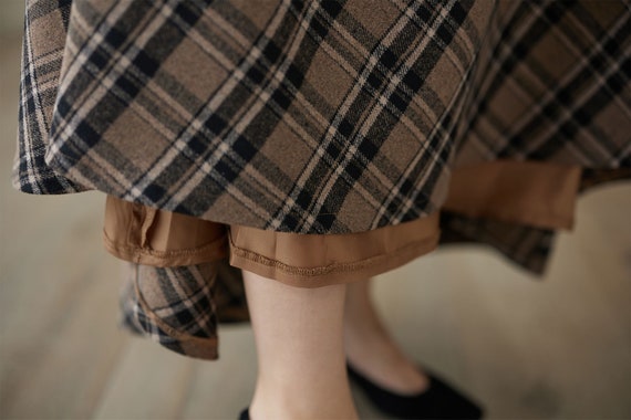 Retro Plaid Winter Autumn Skirt Women 4622 Retro Plaid Winter Autumn Skirt Women 4622