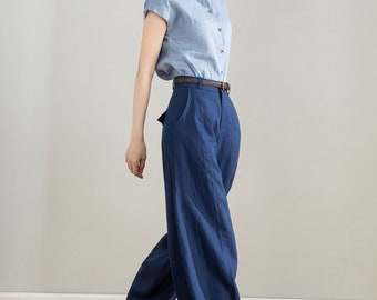 【BAON】[BAONHOUSE] Fly wide pants Linen ver CC_Shopflax_04_2572_7a16b448-