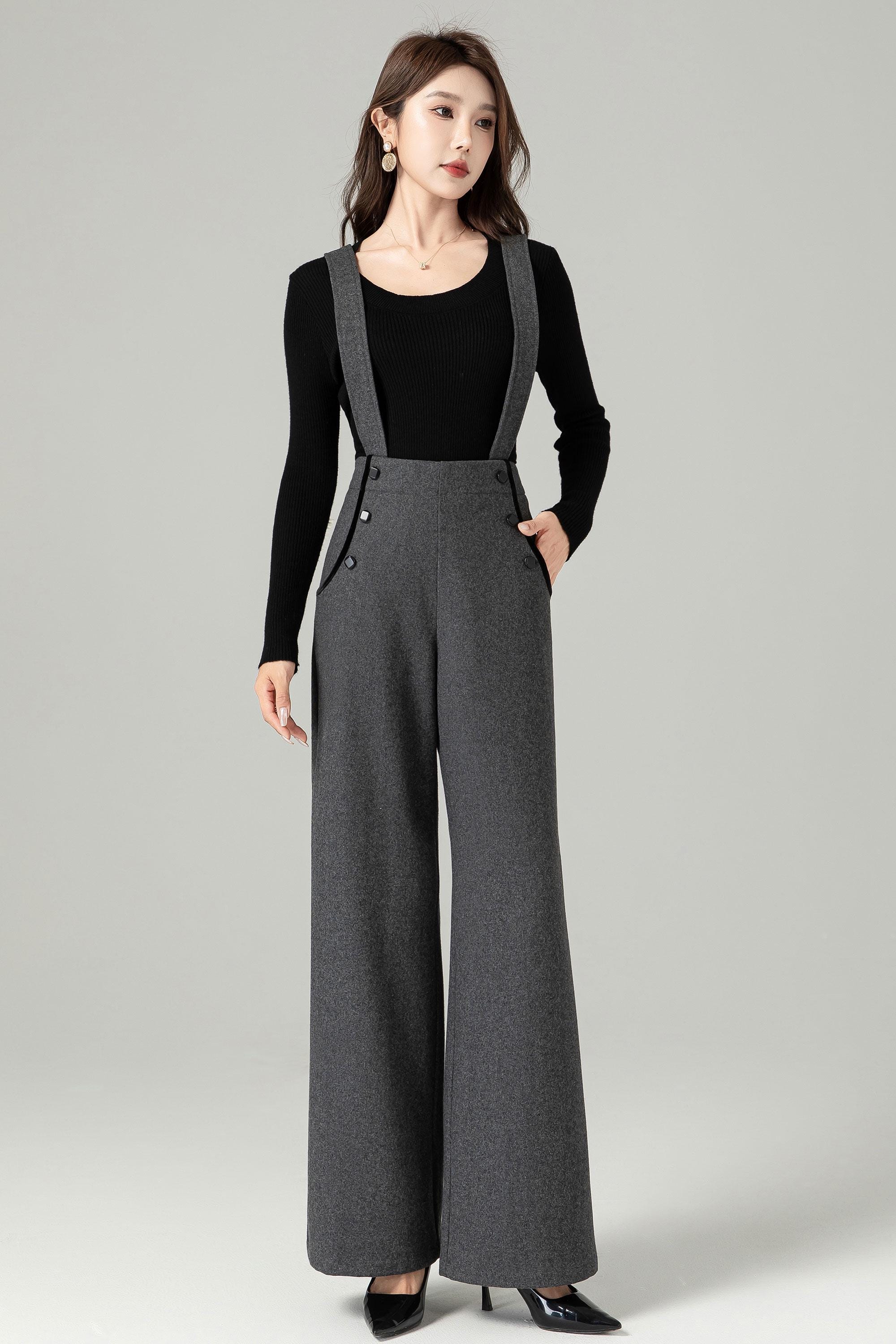 パンツ SERAPIS DARK GREY WOOL RUDDER PANTS WOOL RUDDER PANTS