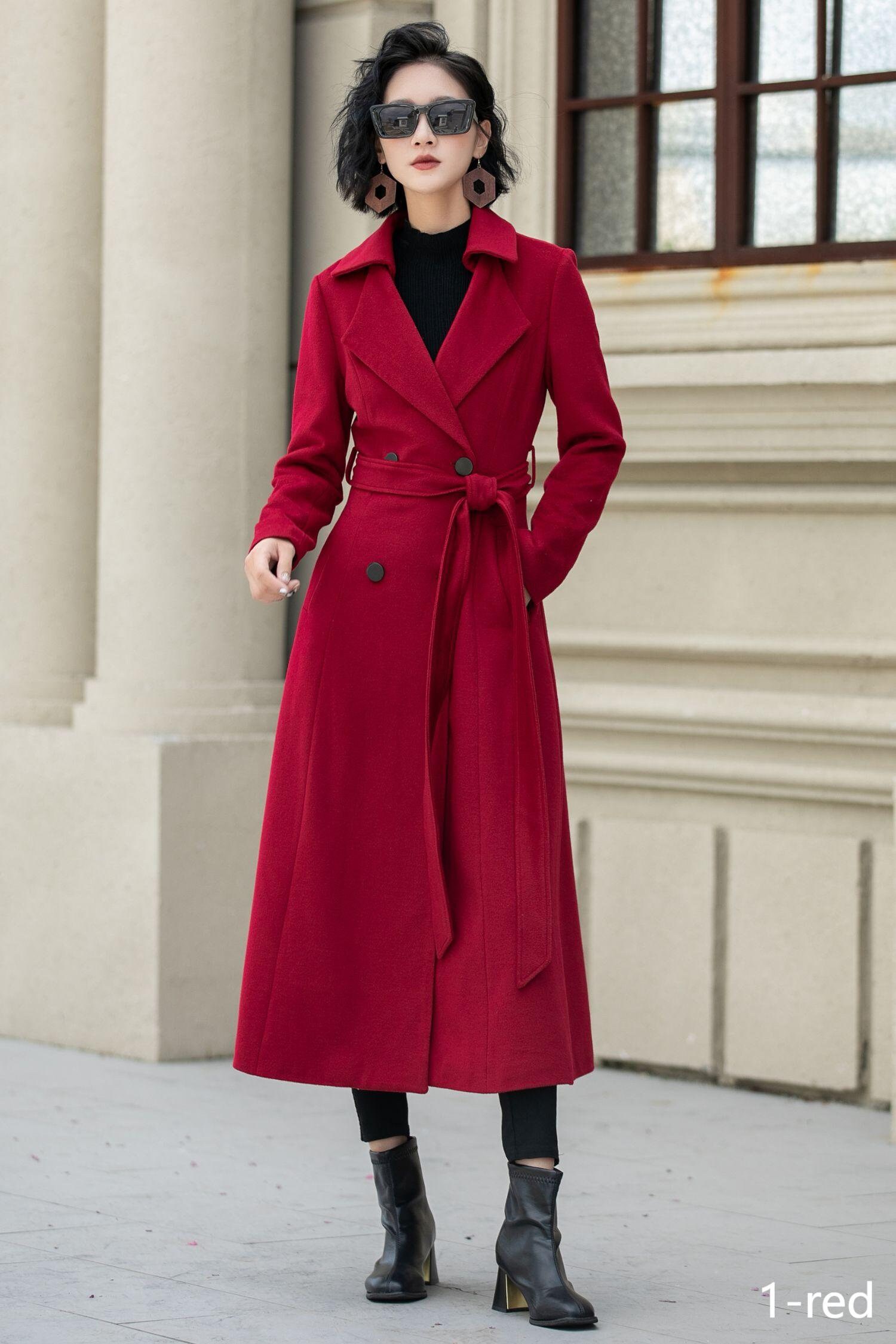 未使用品　rehellinen　linen wool long jacket Quilted Linen Jacket, Long Padded Coat With Pockets, Warm
