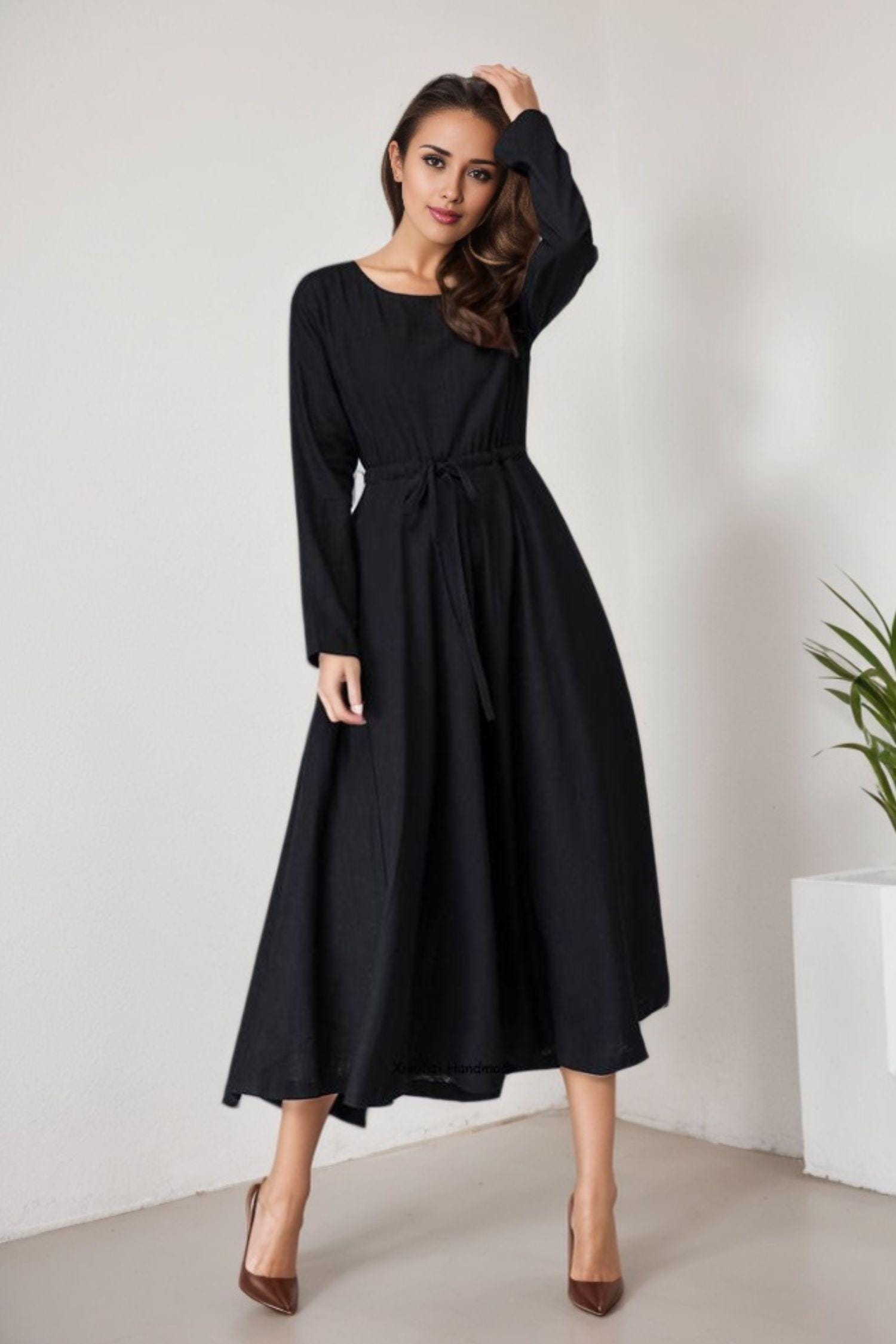 mid flowy dress Quincey Midi Grey / L Summer/Spring Serene Sky Floral A-Line Maxi