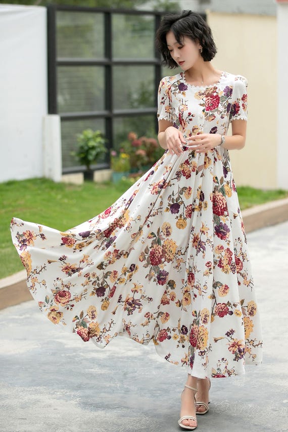住まい/暮らし/子育て Floral Sexy Long Gown 81DhmUQBUoL._UY1000_.jpg