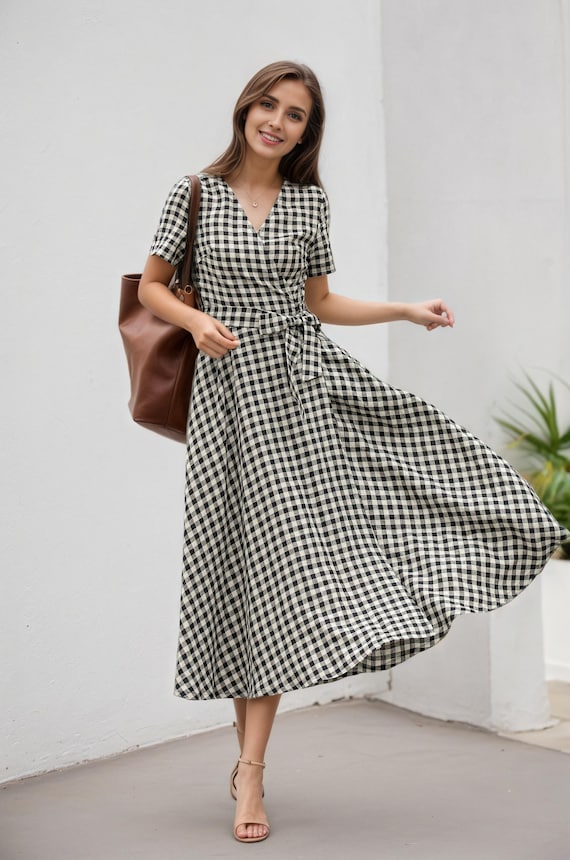 chinese dress ladies Côte Linen Maternity Wrap Midi Dress – Ingrid & Isabel