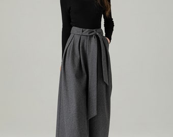 パンツ little suzie / Wool Cut Skirt Pants 2 Piece Skirt And Pants Set by rokh | GU US