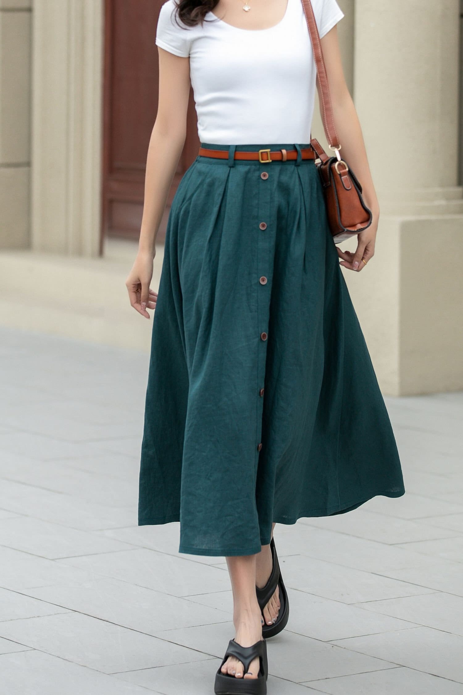 【in a row】Dodo Belt Skirt 06401-