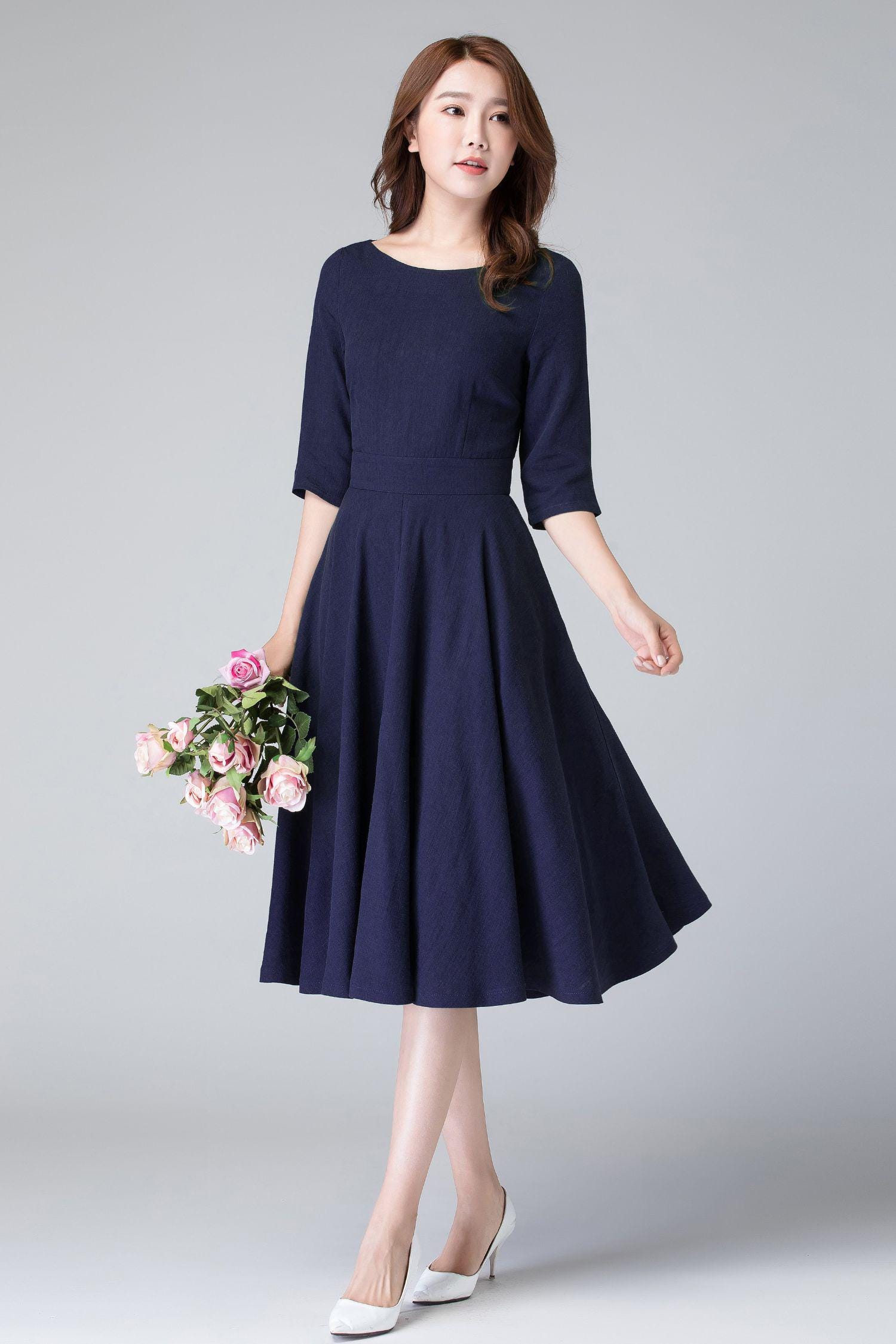 dress with long sleeves formal Chic Red Fitted Evening Formal Dress With Long Sleeve 36