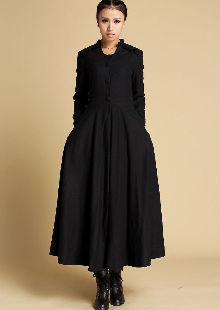 ladies navy polka dot dress Navy Polka Dot Linen Midi Dress – self-portrait-US main image 1