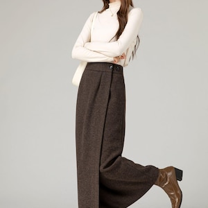 Wool Winter Skirt in Brown (skirt only) main image 0