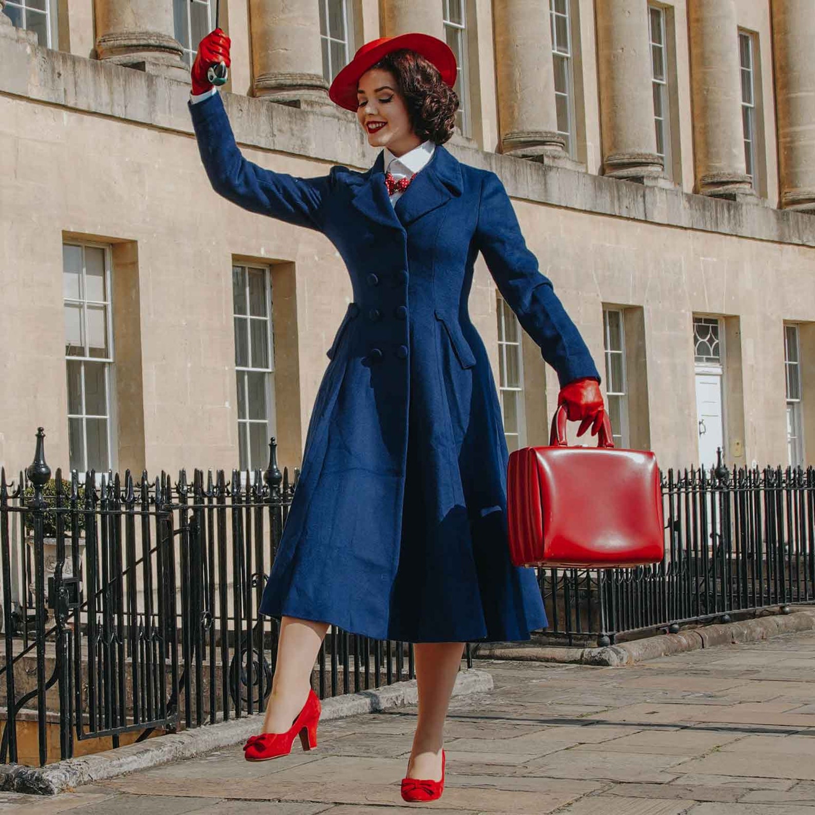 Mary Poppins Coat Wool Coat Women Vintage Inspired Wool | Etsy