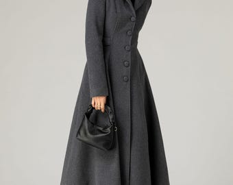 Sillage ウール コート charcoal grey WOOL COAT Sillage ウール コート charcoal grey WOOL COAT