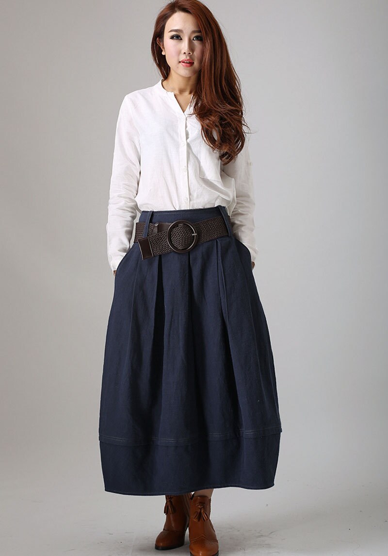 full maxi skirt with pockets