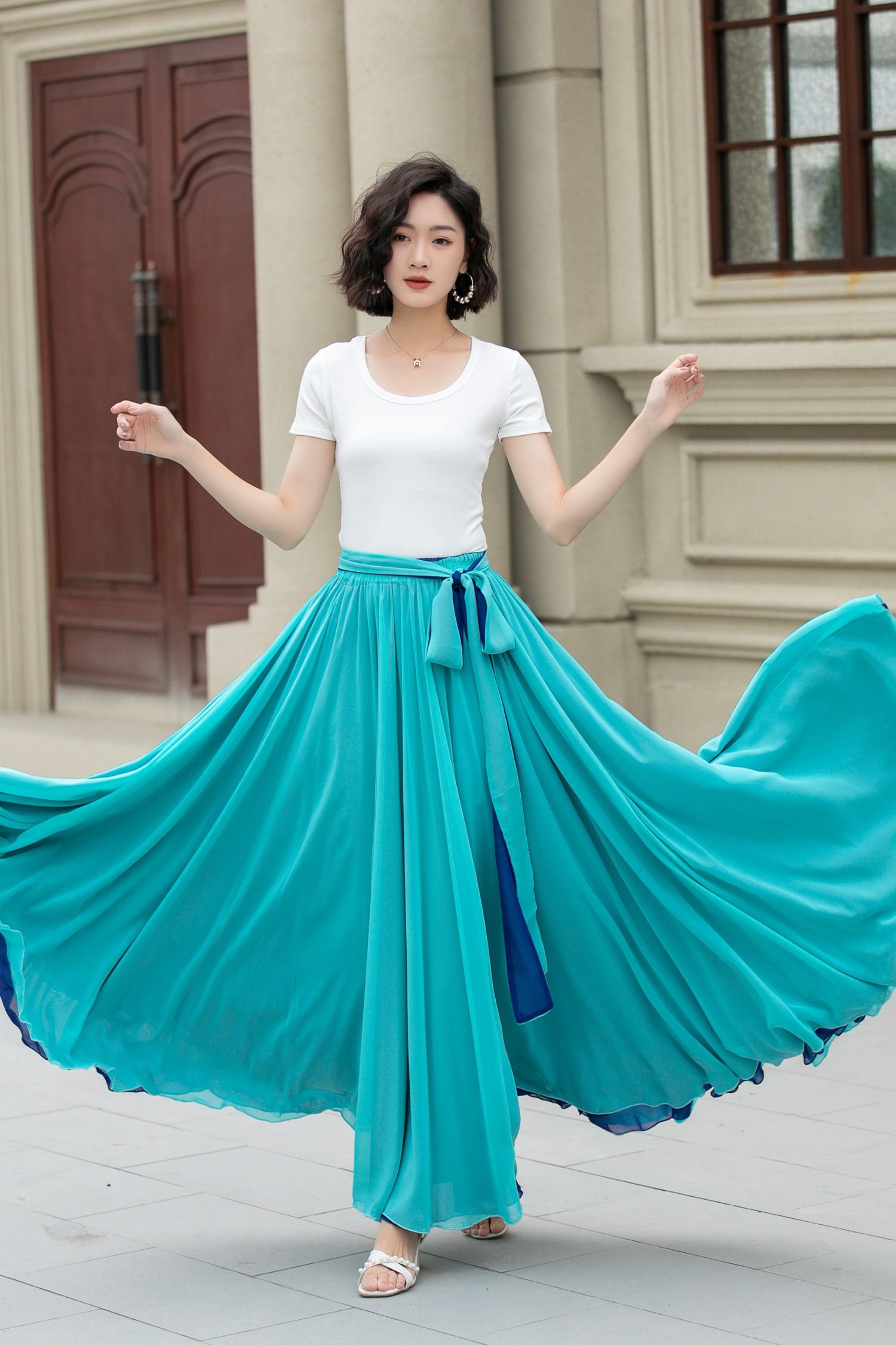 room306♡Chiffon Tuck Maxi Skirt 71xh08ONRcL._UY1000_.jpg