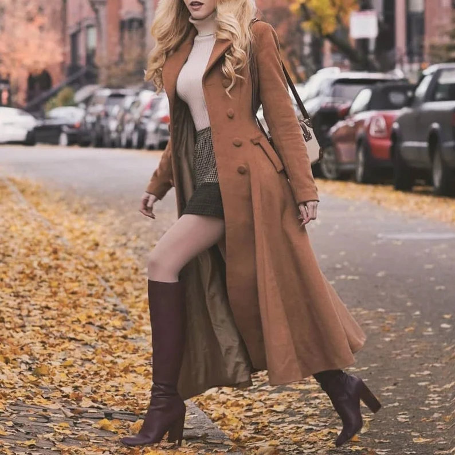 Women's Vintage Long Denim Coat S