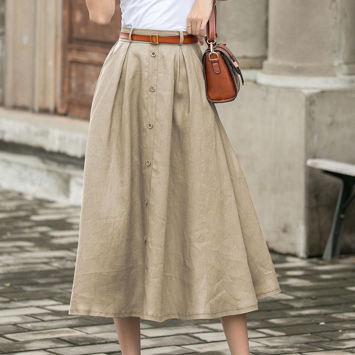 スカート TAGLIATORE Women Skirts NELL970155A1124 Beige Tagliatore Nell Skirt - Beige - Women | NELL970155A1124