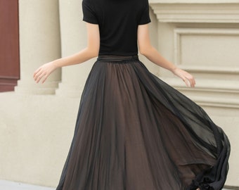 Jupe De Ballet En Mousseline Transparente - Pour Filles Et Femmes, 13 Couleurs Au Choix
