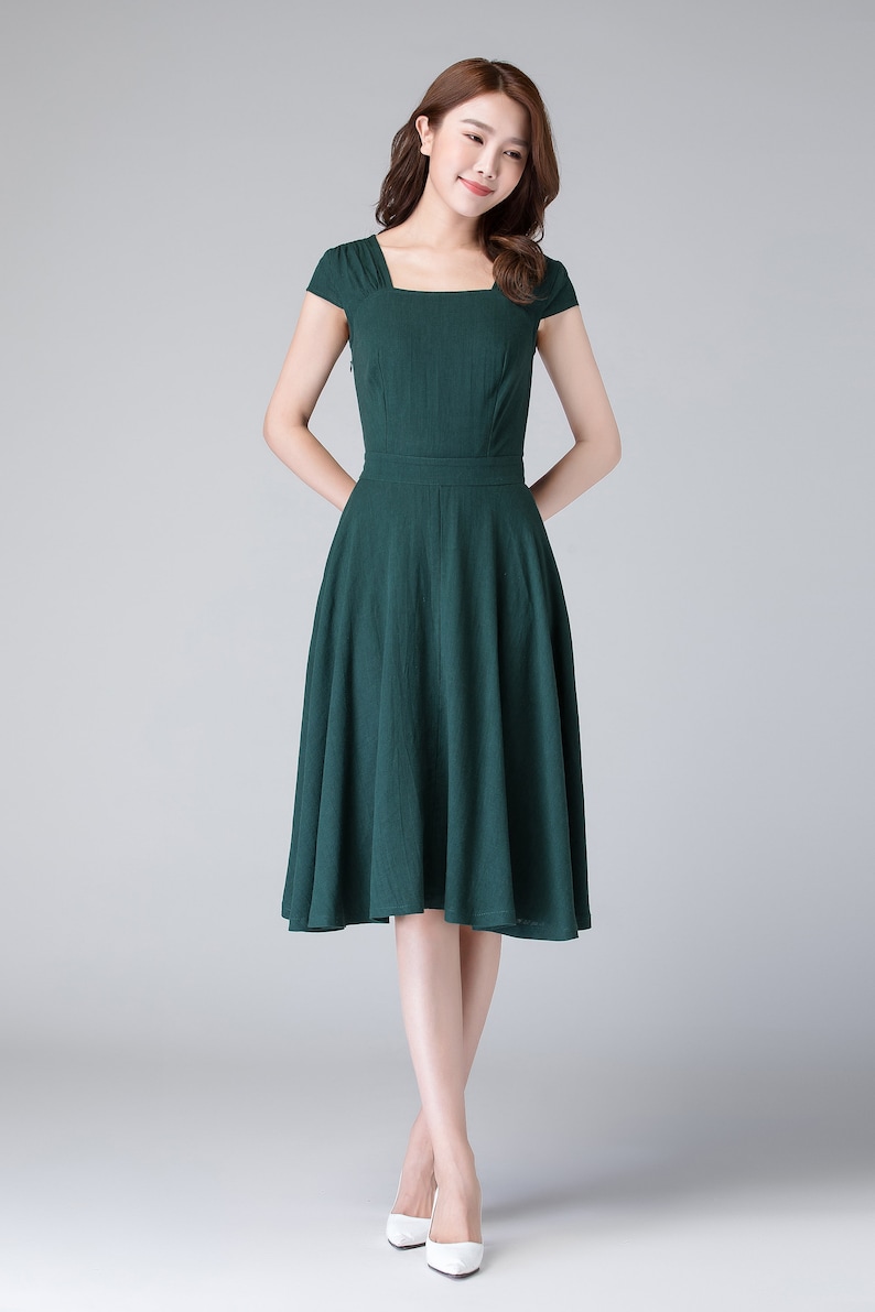 fitted midi dress for wedding