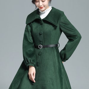 Vintage Inspired 1950's Fit and Flare Princess Coat Wool - Etsy Canada