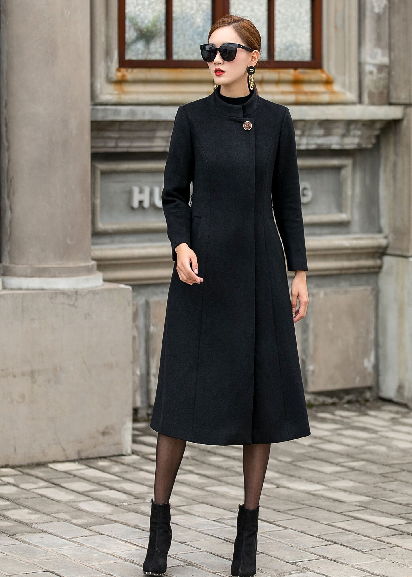 OVY Basic Nylon Bal Collar Coat Lサイズ-hybridautomotive.com