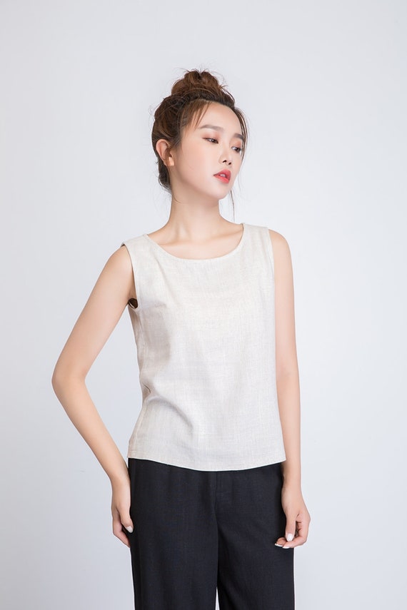 Womens linen tank top 1945 Womens linen tank top 1945