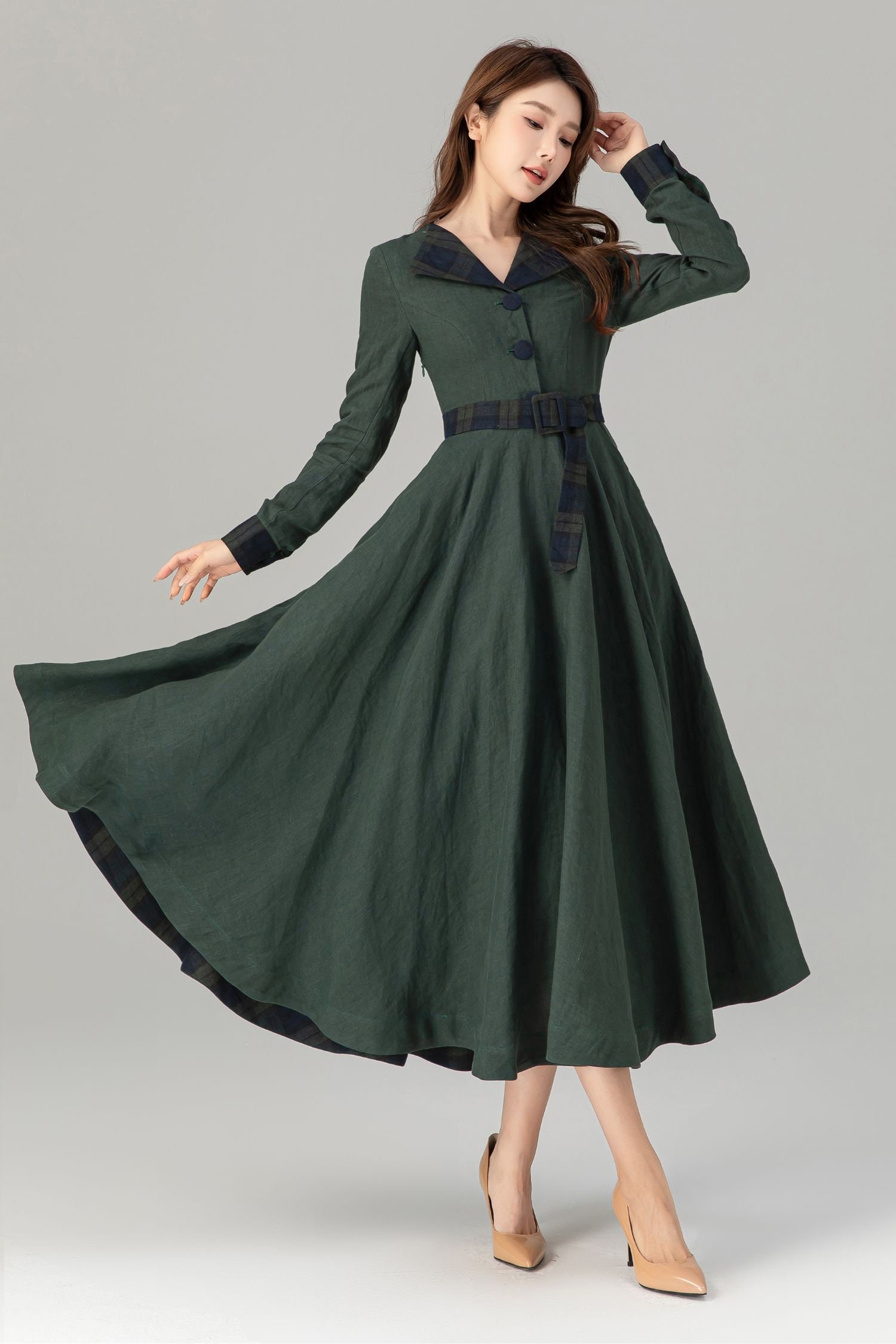 ASTR the Label Women's Estella Sweetheart-Neck Midi Dress