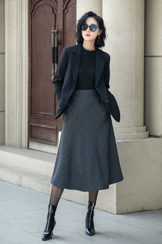 【I AM MARI】Tyreine Wrinkle Check Banding Skirt THELINEBYK_MARI_BUTTERCREAM_FR