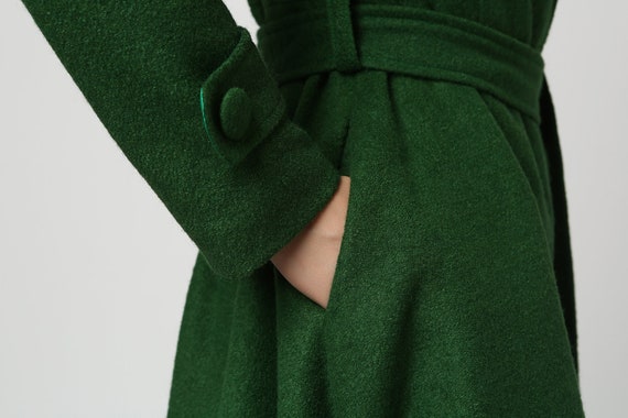 ☆GREENBUTTER☆ [HANDMADE] [HANDMADE] BELTED SLIT WOOL COAT Designer fashion, Seoul-fully created | W Concept