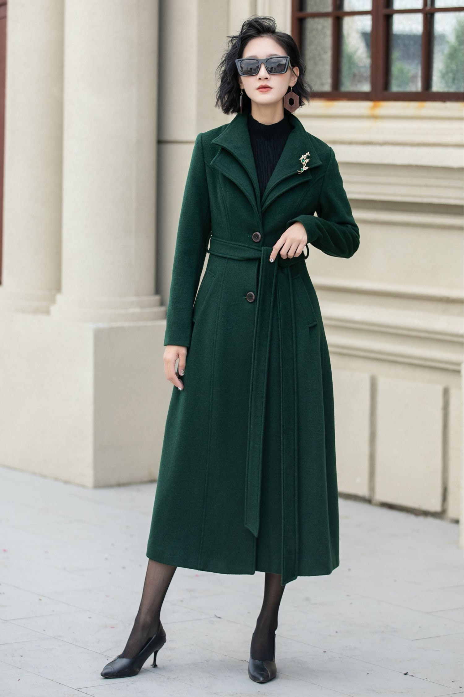 Green Wool Coat,long Wool Coat, Trench Coat, Womens Coat, Long Sleeves Wool Coat, Winter Belted Coat for Women, Custom Coat, Xiaolizi 5350 - Etsy UK Green Wool Coat,long Wool Coat, Trench Coat, Womens Coat, Long Sleeves Wool Coat, Winter Belted Coat for Women, Custom Coat, Xiaolizi 5350 - Etsy UK