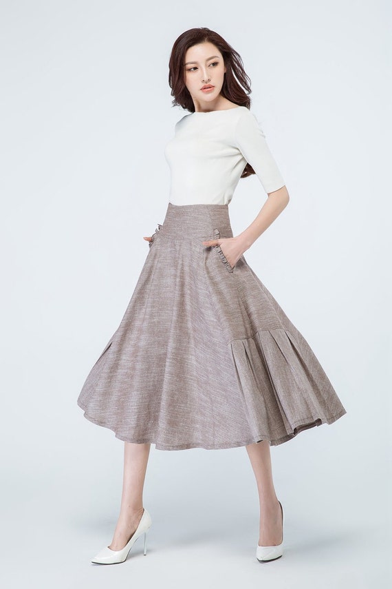 wide skirt