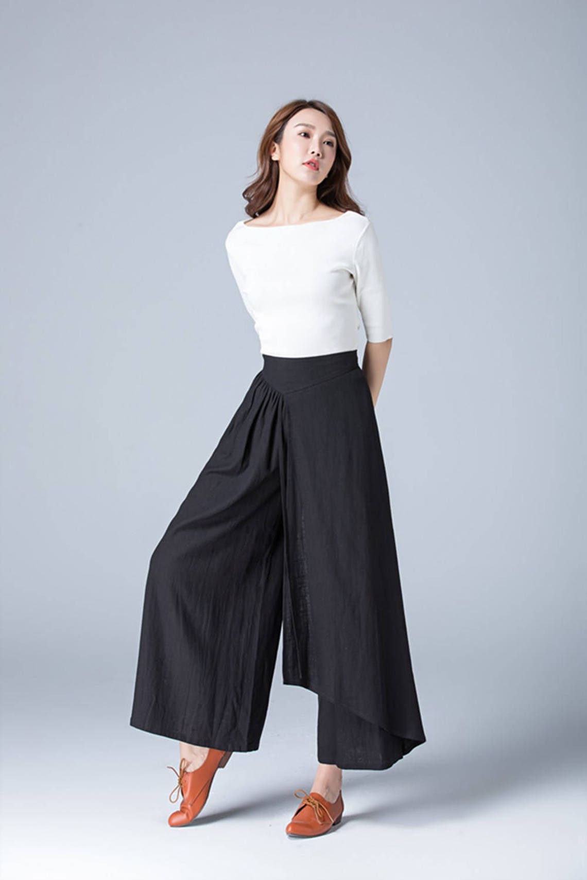 Linen Skirt Pant