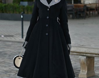 ジャケット・アウター 00s CUSTOM CULTURE zip design wool coat 00s CUSTOM CULTURE zip design wool coat
