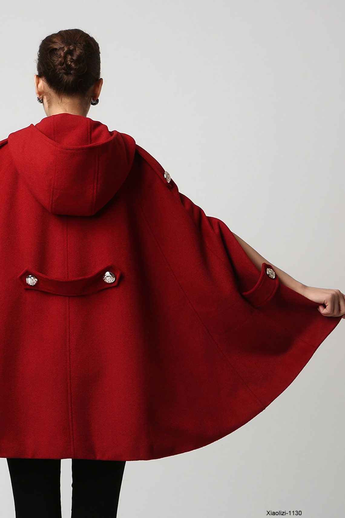 Cape style coats plus size Outlet