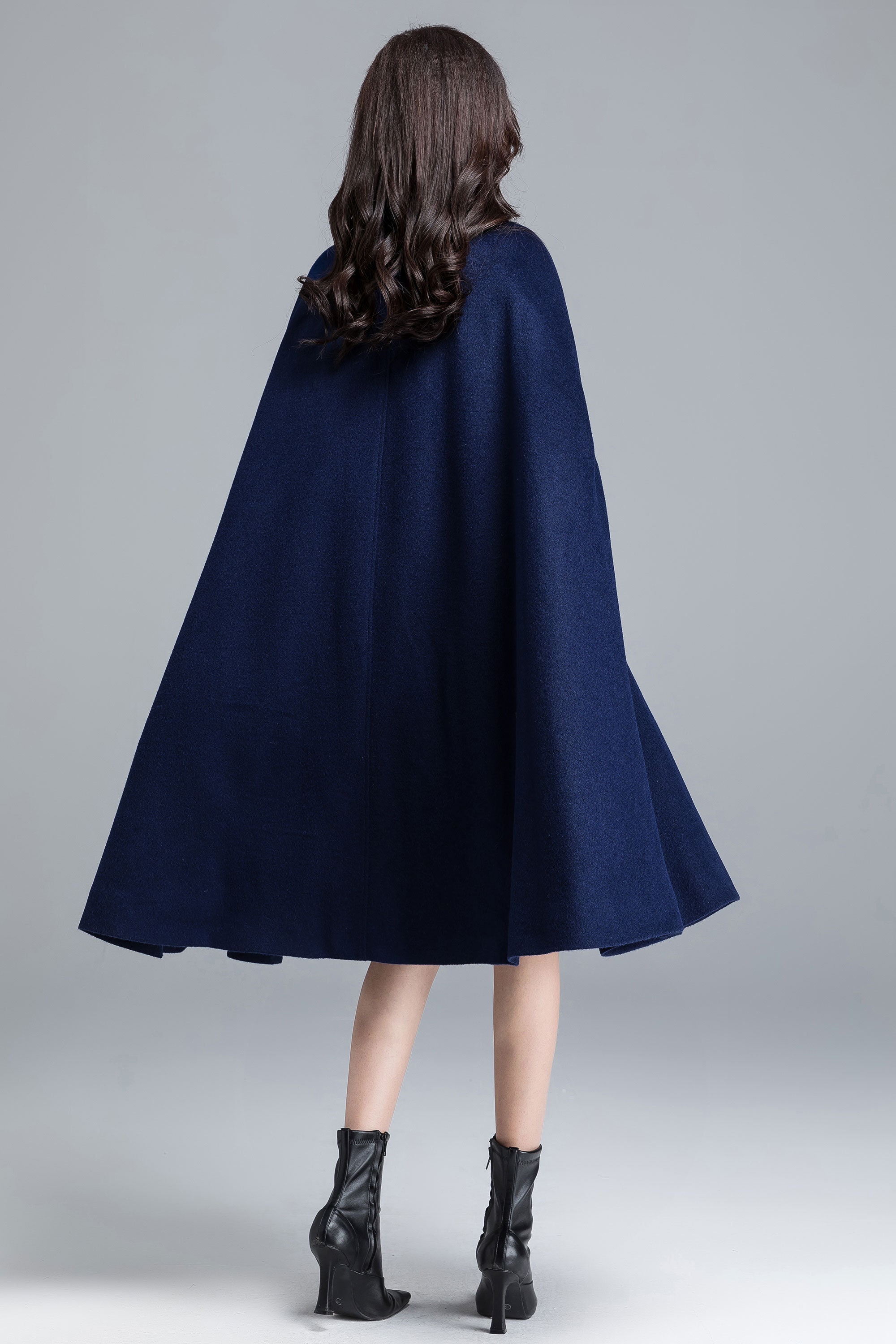 Wool cape cape coat long cape womens cape poncho cape Etsy