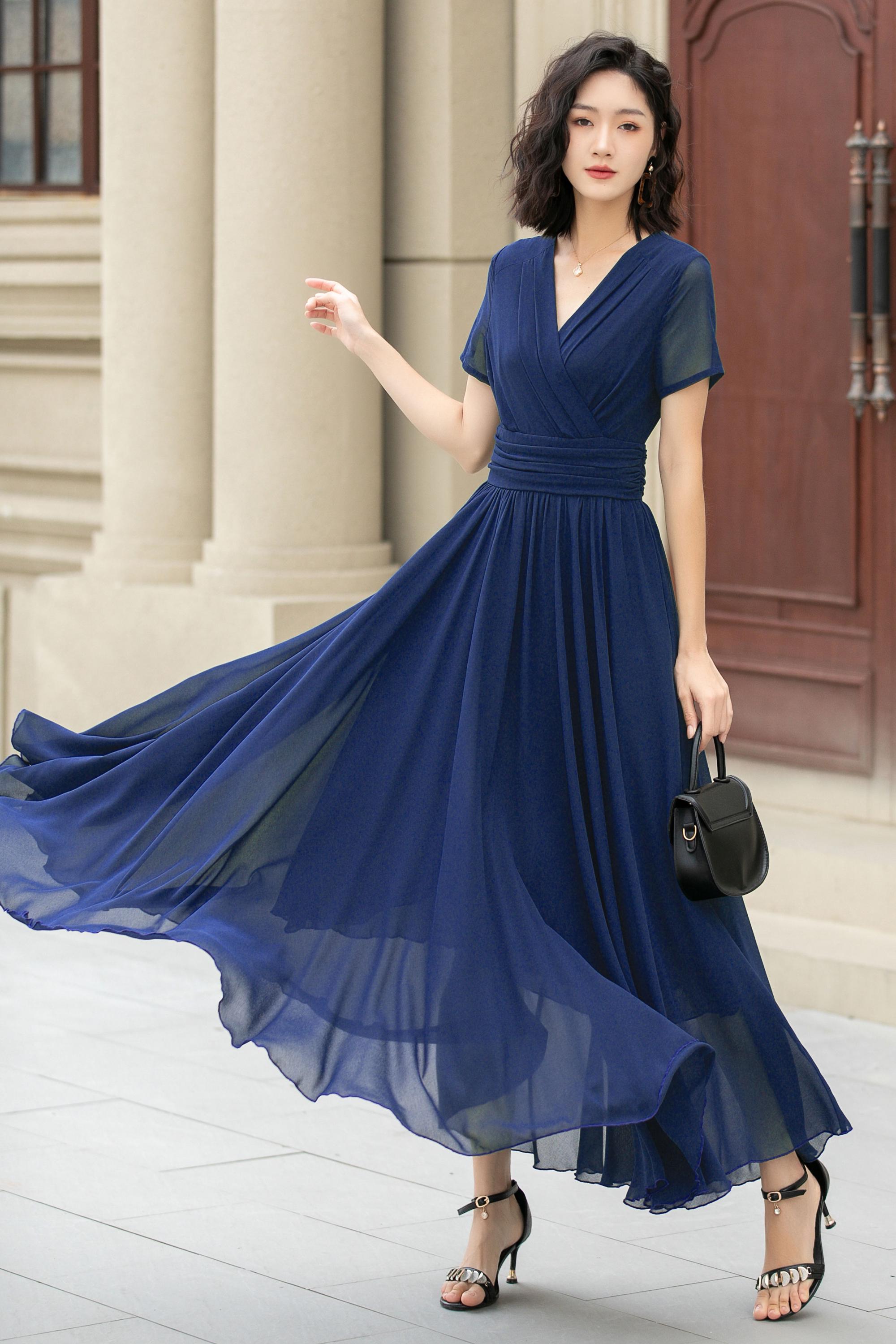 ワンピース hdxuly Classical Lady Dress(Navy) Classical Lady Dress（Navy） - Hdxuly,