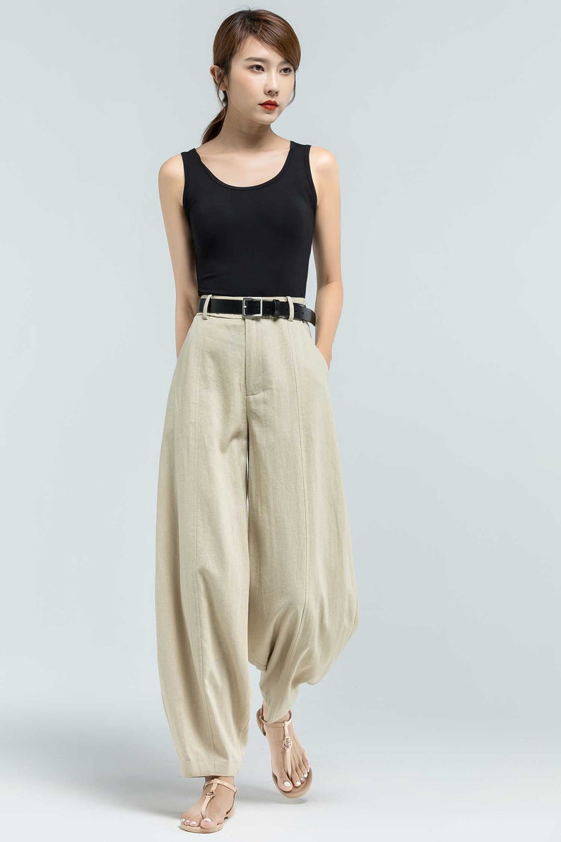high waisted slacks