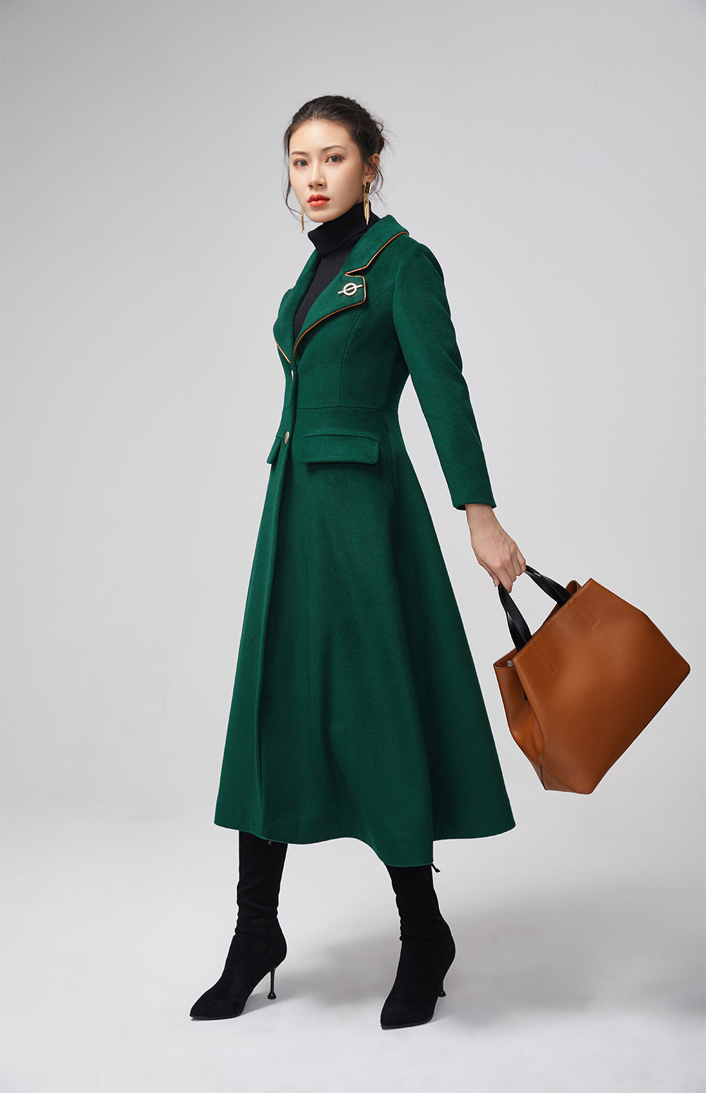 新品　【STUDIO BOHEME】FRIO COAT - DEEP GREEN Coat Frio Corduroy Forest Green