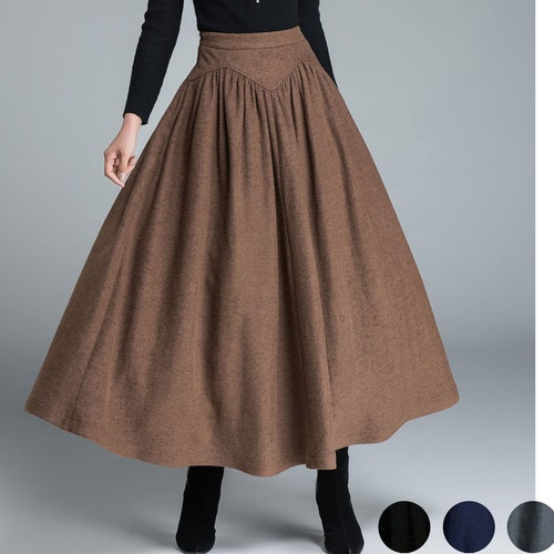 long skirt foufou dept hooked vintage-