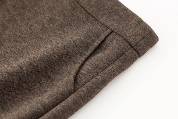 Brown a line winter wool skirt women 5483 Brown a line winter wool skirt women 5483