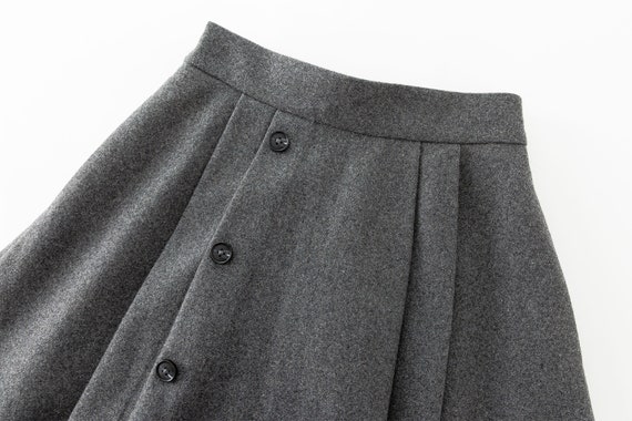 Button down midi winter wool skirt 4557 Button down midi winter wool skirt 4557