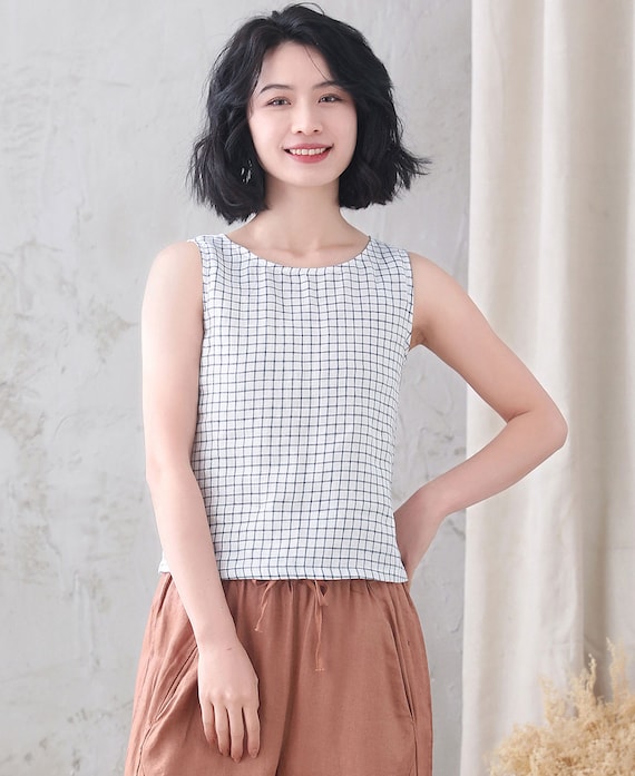 Womens linen tank top 1945 Womens linen tank top 1945