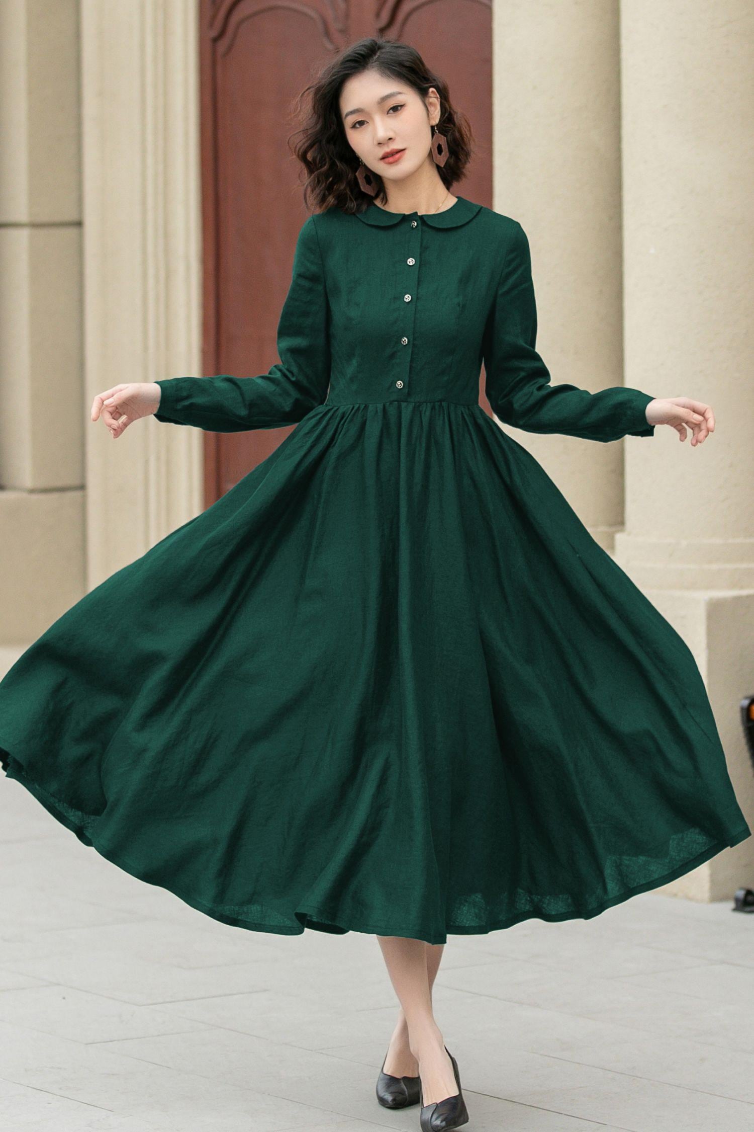 green textured gathered detail long sleeve shirt dress Plus Green Textured Gathered Detail Long Sleeve Shirt Dress