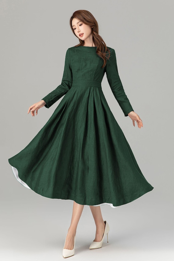 chinese dress ladies Arcturus Long Sleeve Swing Dress main image 0