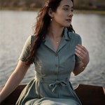 Button Front Shirt Dress