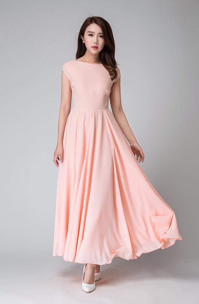 sachin and babi light blue dress B183063 Long V-neck Sequin & Poly Chiffon Bridesmaid Dress